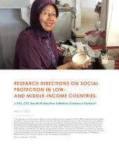 Research Directions on Social Protection in Low- and Middle-Income Countries 