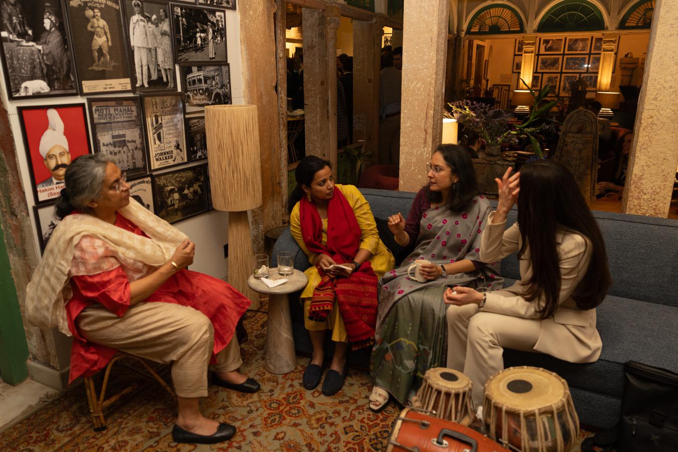 shobhini and J-PAL team at Goals house