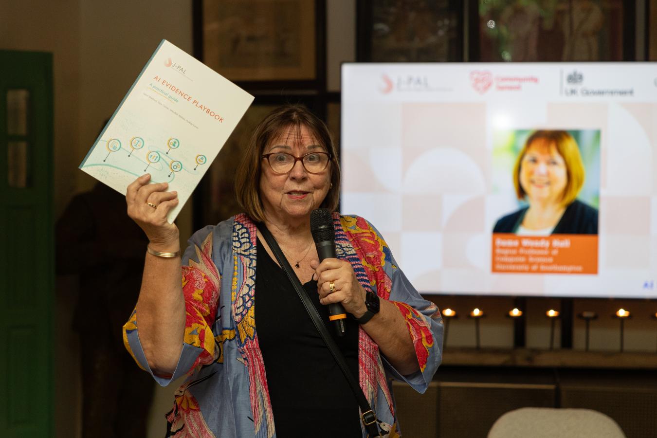 Dame Wendy at Goals House dinner