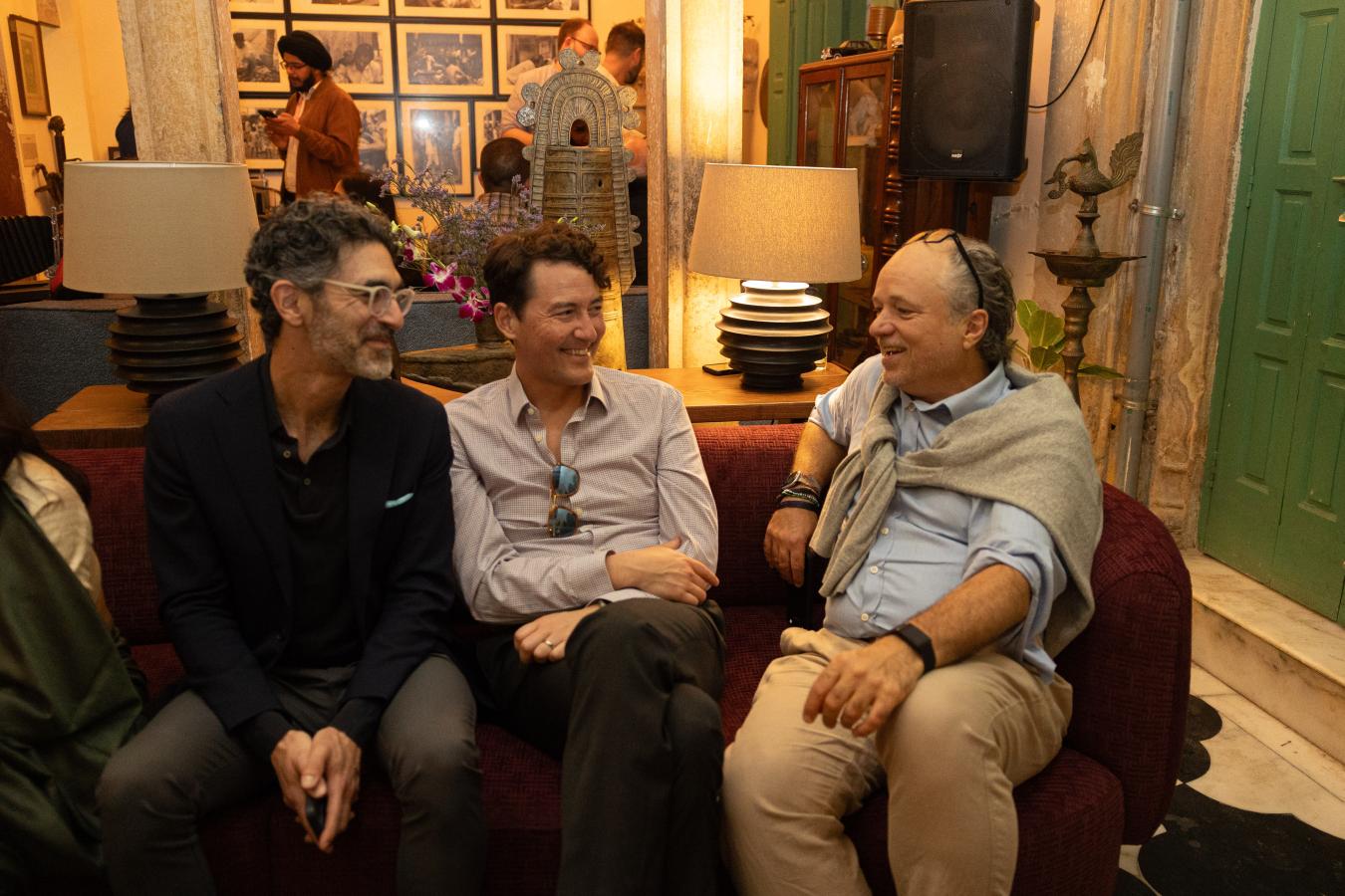 Ziad Obermeyer and David Yanagizawa-Drott at Goals House