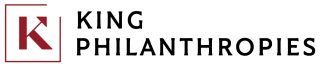 King Philanthropies logo: Red K in a circle