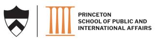 Princeton School of Public and International Affairs logo