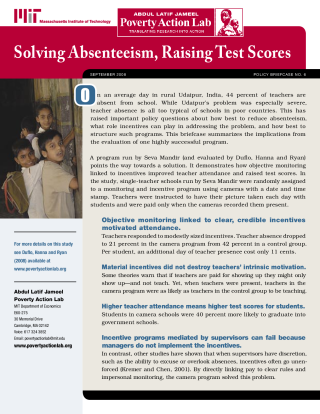 Solving Absenteeism, Raising Test Scores 