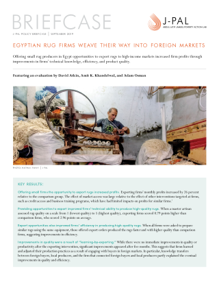 Egyptian Rug Firms Weave Their Way into Foreign Markets