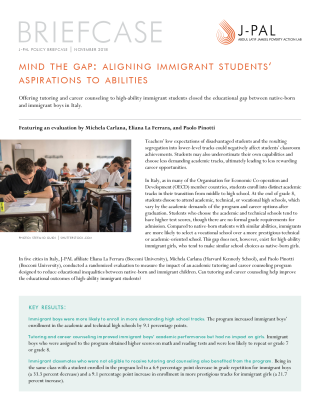 Mind the Gap: Aligning Immigrant Students' Aspirations to Abilities