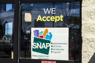 A Sign at a Retailer - "We Accept SNAP II"