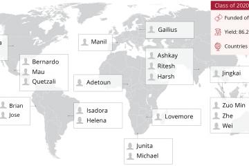 map of blended master's learners