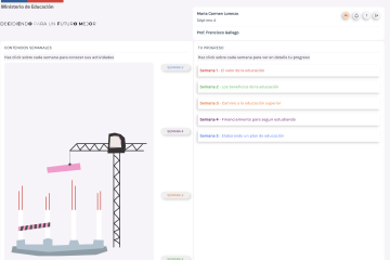 Screenshot of the DFM Chile learning platform.