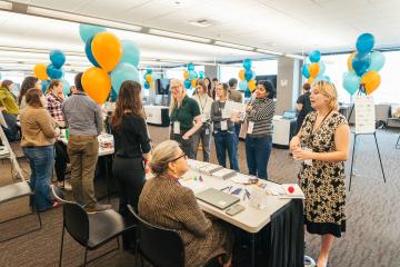 Group of people gathering at an Evidence Matters convening in King County, Washington